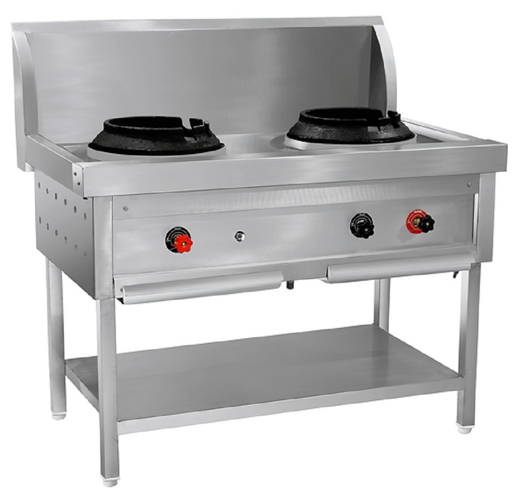 Two Burner Chinese Gas Range